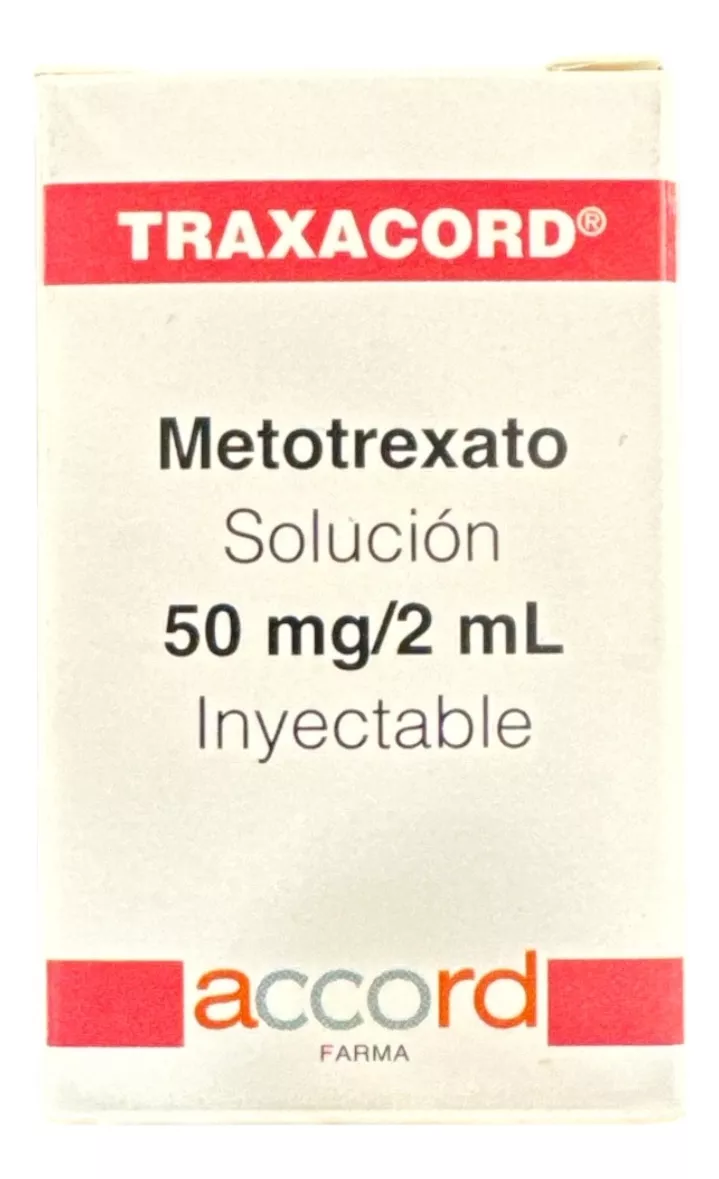 Traxacord solución inyectable 50mg/2ml (Metotrexato)